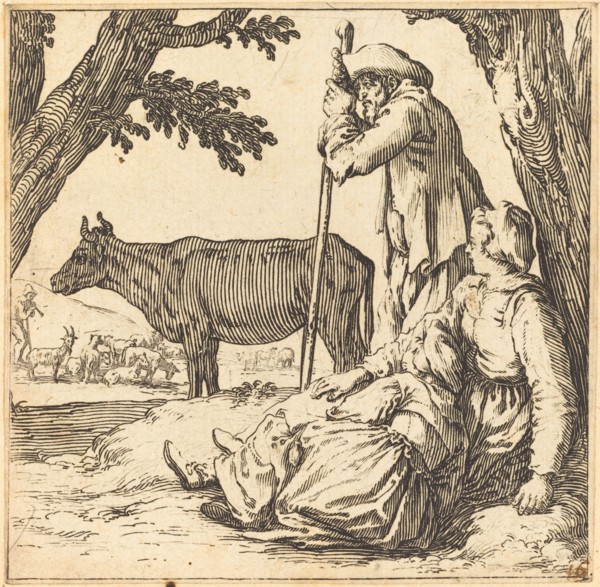 Peasant Couple with Cow, c. 1621.