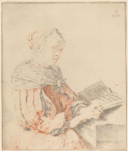 Young Girl at the Keyboard, 1767.