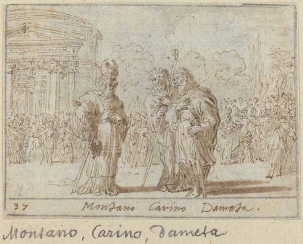 Montano, Carino and Dameta, 1640.