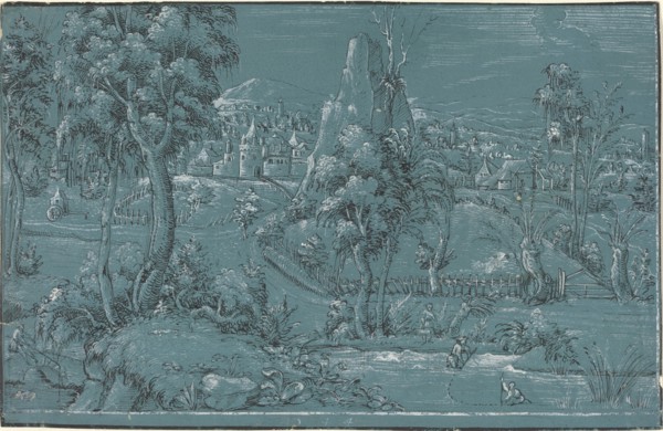 Landscape with Men Fishing, 1544.