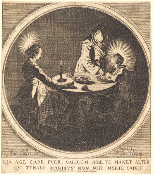 The Holy Family at Table, c. 1628.
