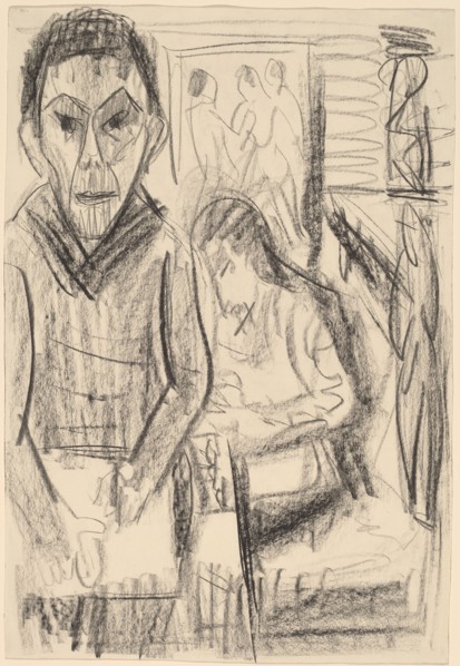 Self-Portrait in the Studio, 1923.