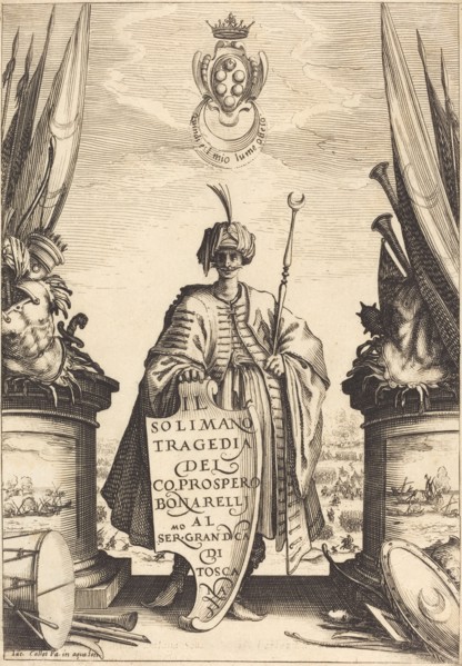 Title Page for "Il Solimano", 1620.