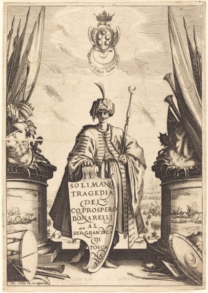 Title Page for "Il Solimano", 1620.