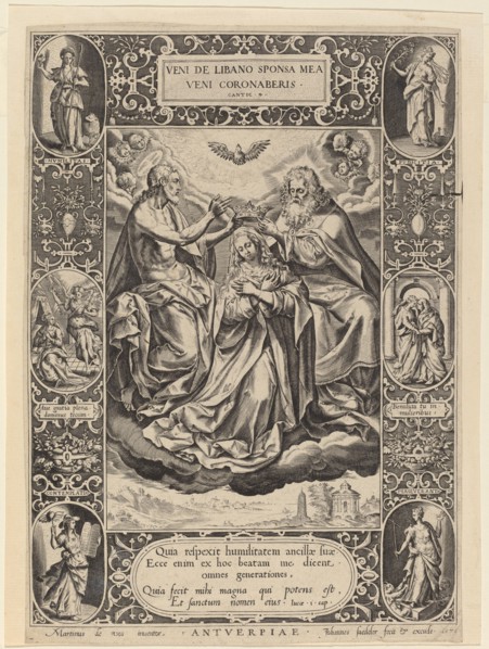 The Coronation of the Virgin, 1576.