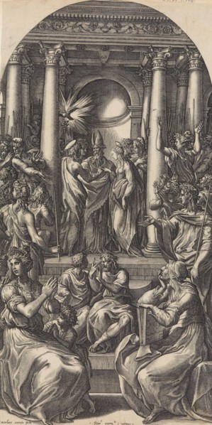 Marriage of the Virgin, ca. 1525-26.