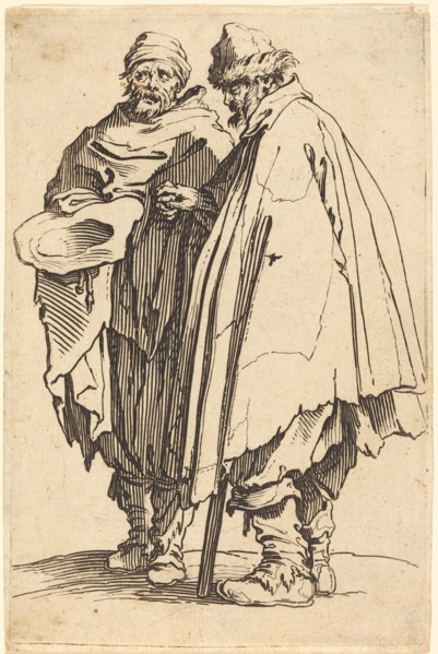 Blind Beggar and Companion, c. 1622.