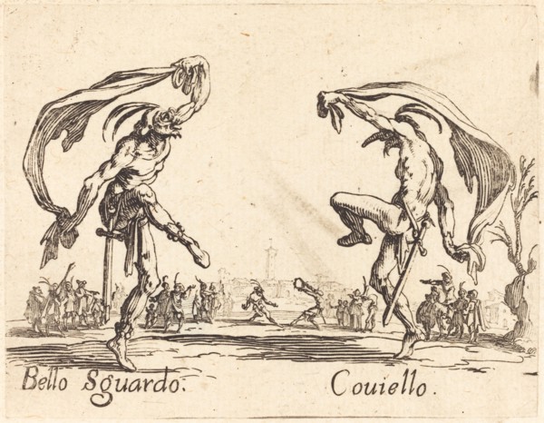 Bello Sguardo and Coviello, c. 1622.