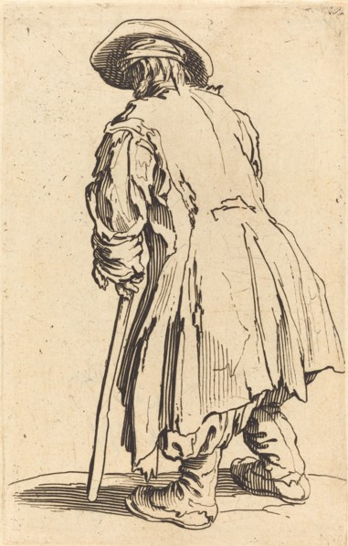 Old Beggar with One Crutch, c. 1622.