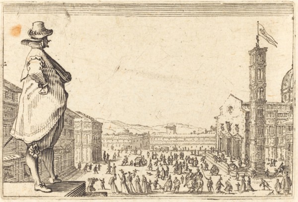 Piazza del Duomo, Florence, c. 1622.