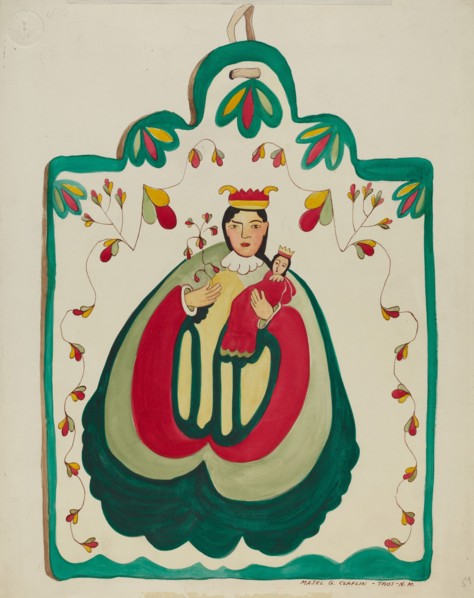 Wooden Retablo, San Antonio, c. 1937.
