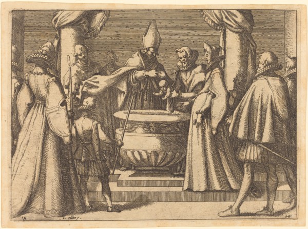 Baptism of the Prince of Spain, 1612.