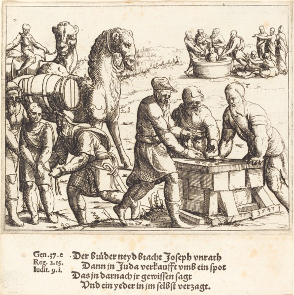 Joseph Sold to the Ishmaelites, 1547.