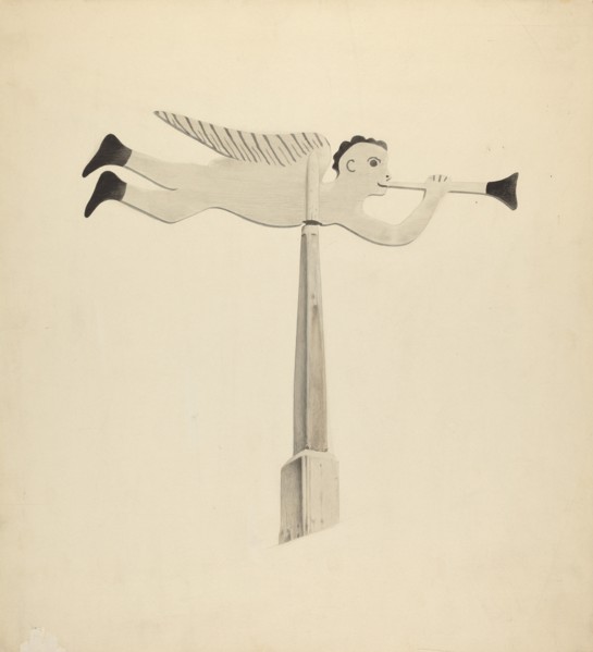 Weather Vane - Angel Gabriel, c. 1938.