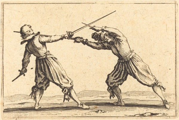 Duel with Swords and Daggers, c. 1622.