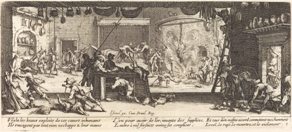 Plundering a Large Farmhouse, c. 1633.