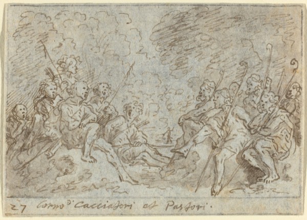Chorus of Hunters and Shepherds, 1640.
