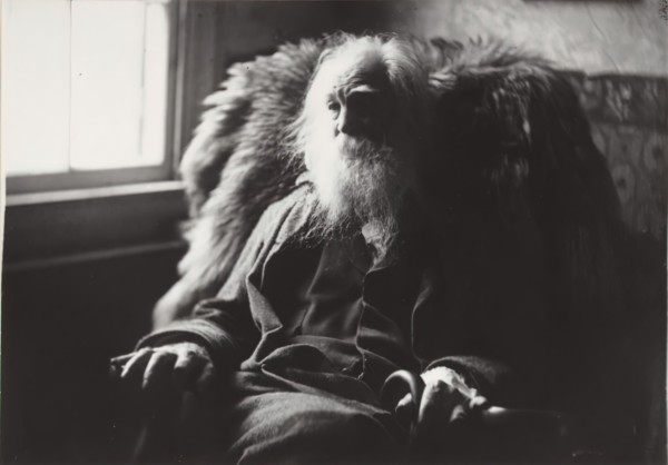 Walt Whitman in Camden, N.J., c. 1891.