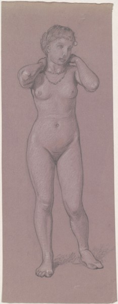 Female Nude with Necklace, 1870s-1880s.