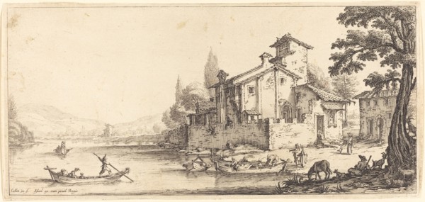 The Walk by the Water, probably c. 1630.