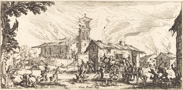 Ravaging and Burning a Village, c. 1633.