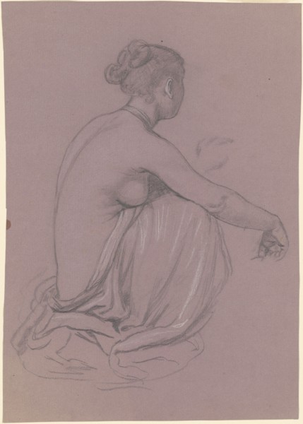 Study for "Greek Girls Bathing", c. 1872.