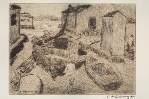 Street Scene, Building, Or Portrait, 1900.