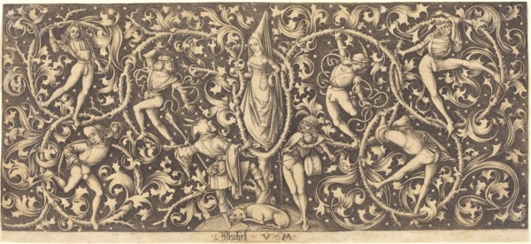 Ornament with Morris Dancers, c. 1490/1500.