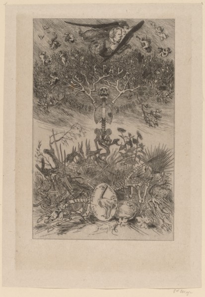 Frontispiece: The Waifs (Les Epaves), 1868.