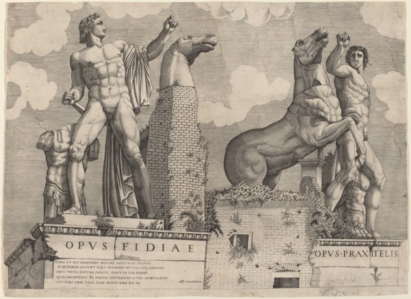 Opus Filiae... Opus Praxitelis, before 1546.