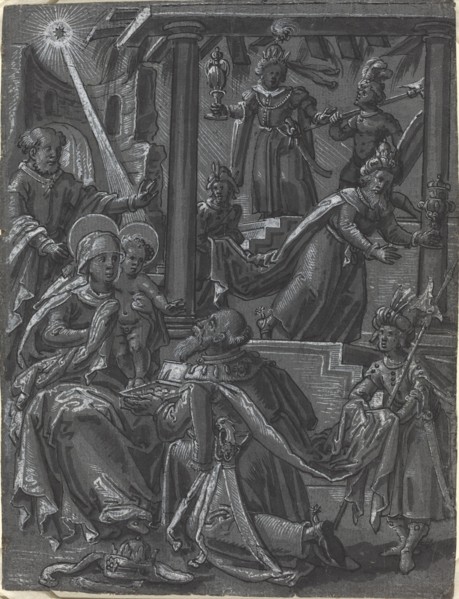 The Adoration of the Kings [recto], c. 1600.