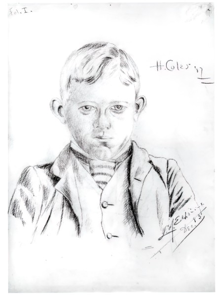 Portrait of Howard L. Coles, December, 1883.