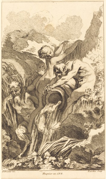 Satyr, Nymph and River God, in or after 1736.