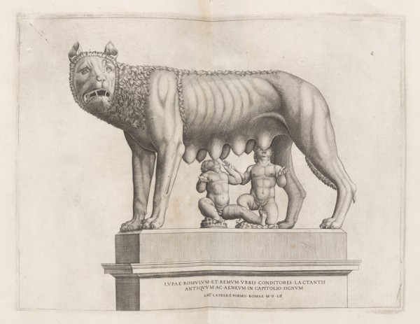 Capitoline Wolf with Romulus and Remus, 1552.