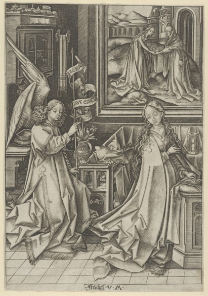 The Annunciation, from The Life of the Virgin.