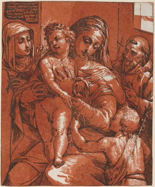 Madonna and Child Accompanied by Saints, 1585.