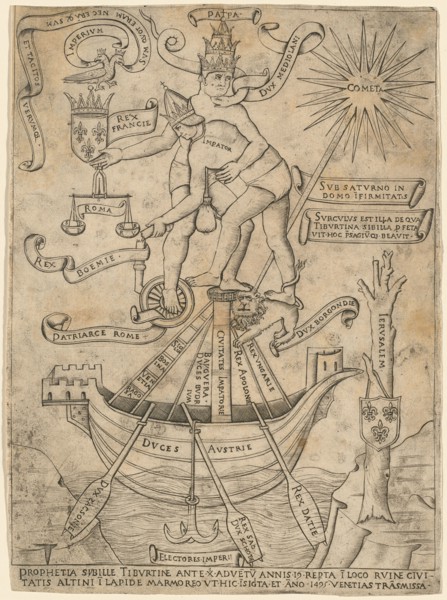 Allegory of the Emperor and the Pope, c. 1495.