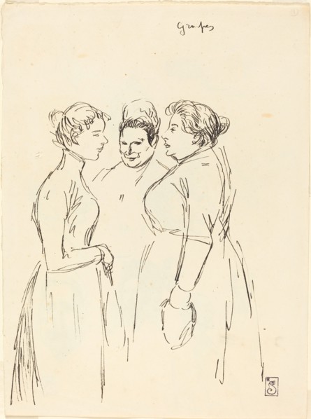 Gossiping Women, late 19th-early 20th century.