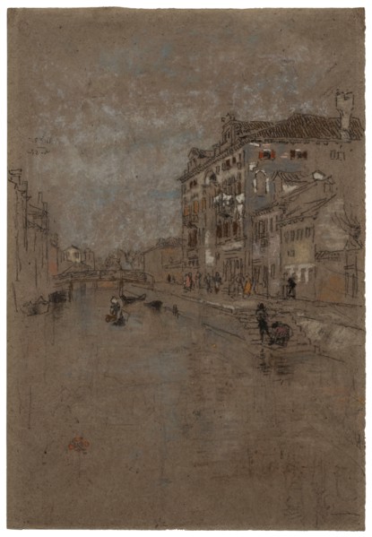 Canal in Venice (Tobacco Warehouse), 1879-1880.