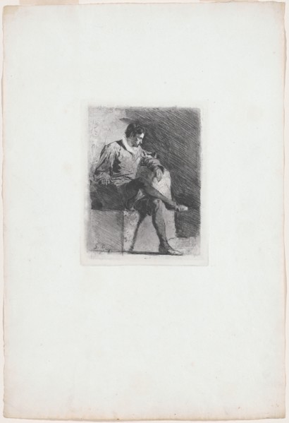 Seated Man in Sixteenth-Century Costume, c. 1878.