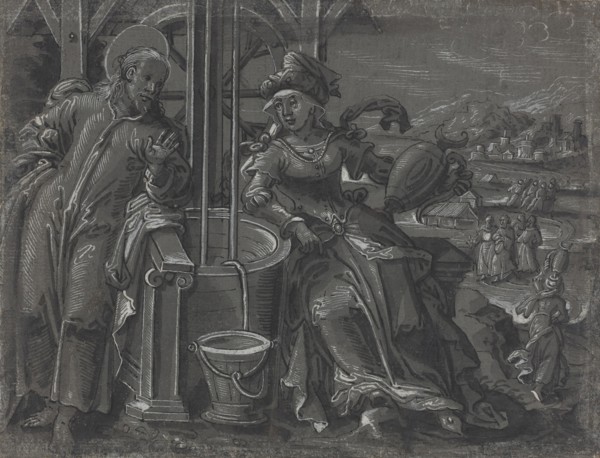 Christ and the Woman of Samaria [verso], c. 1600.