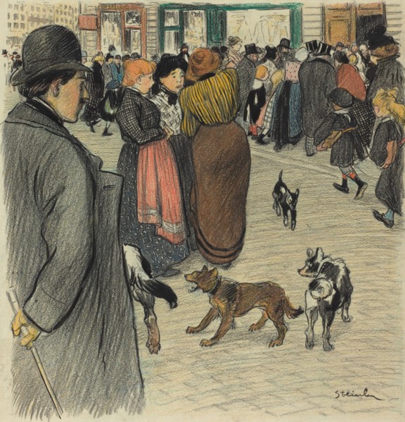 Watching the Crowd, late 19th-early 20th century.