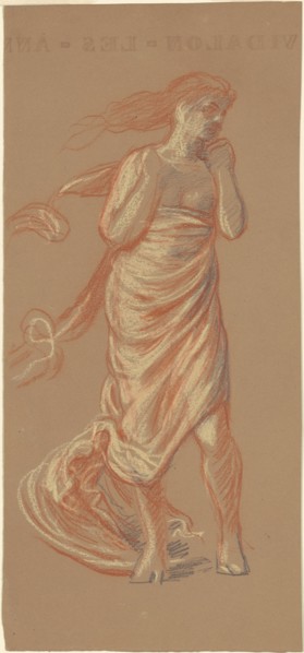 Study for "Greek Girls Bathing" [recto], c. 1872.