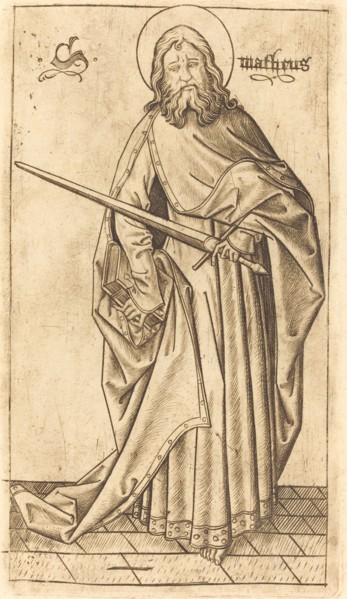 Saint Paul (?) or Saint Matthew (?), c. 1470/1480.