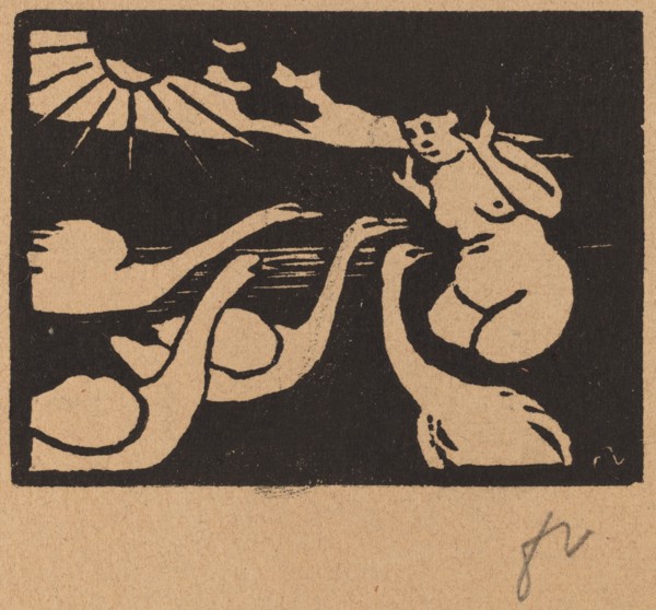 Bather with Swans (La baigneuse aux cygnes), 1893.