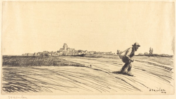 Tramp with Bundle (Le chemineau a la besace), 1914.