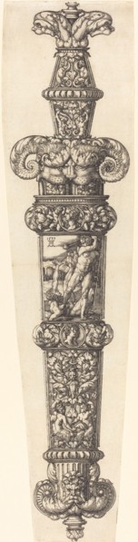Design for a Dagger Sheath with Cain and Abel, 1539.
