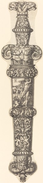 Design for a Dagger Sheath with Cain and Abel, 1539.