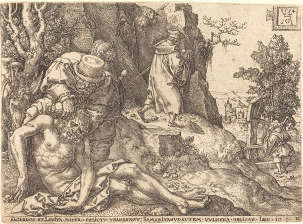 The Good Samaritan Ministering to the Traveler, 1554.