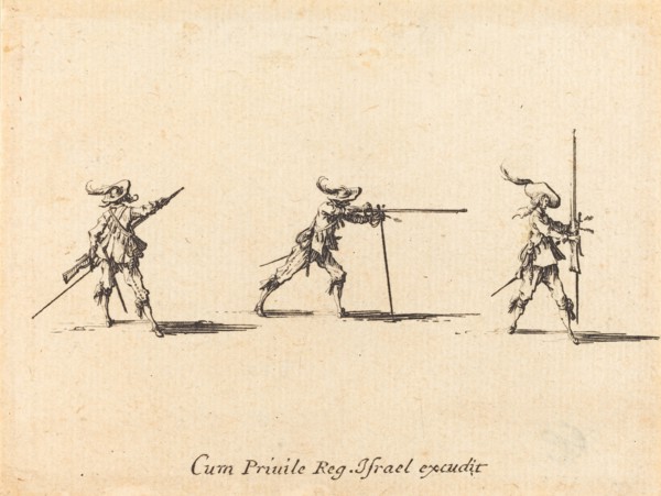Taking the Firing Position with the Musket, 1634/1635.